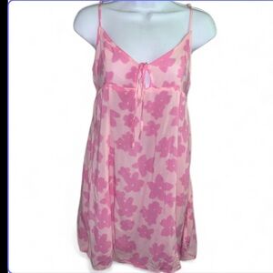 Wild Fable Watercolor Floral Patterned Mini Slip Dress